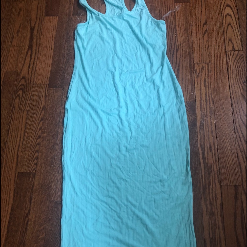 Cute fitted tank ribbed dress